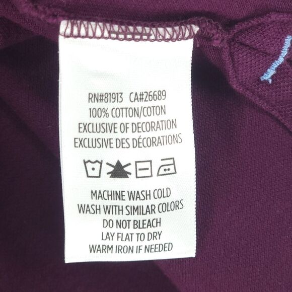 Robert Graham Plum Purple Polo Shirt - Men's XXL - Picture 6 of 10